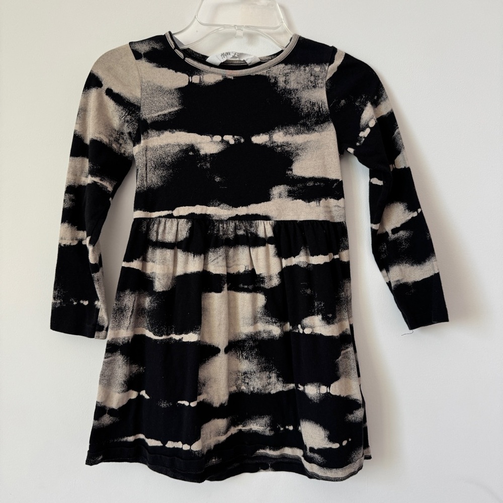 H&M Stylish Black and Cream Kids Dress